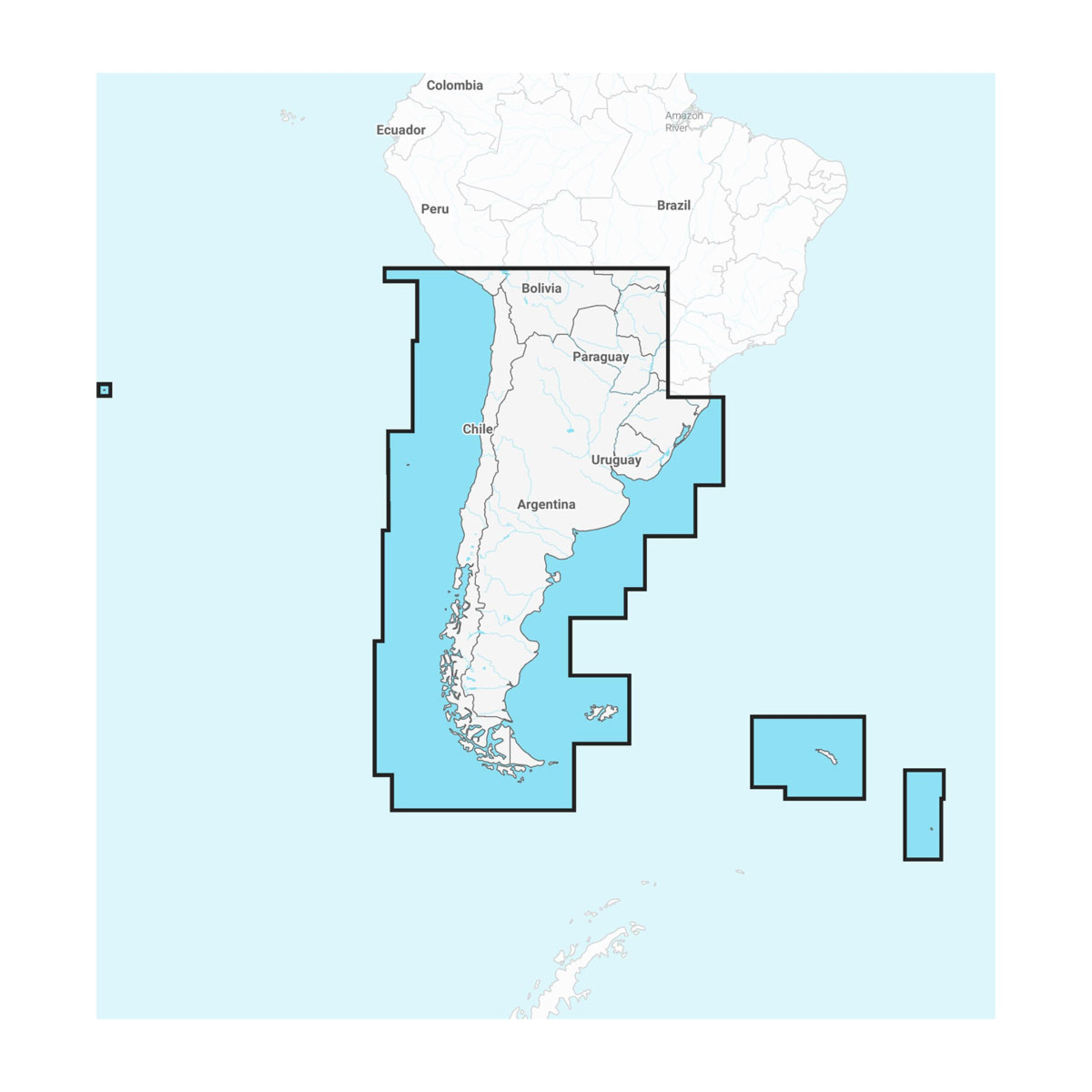 Navionics Boating App | Chile, Argentina & Easter Island - Marine Charts