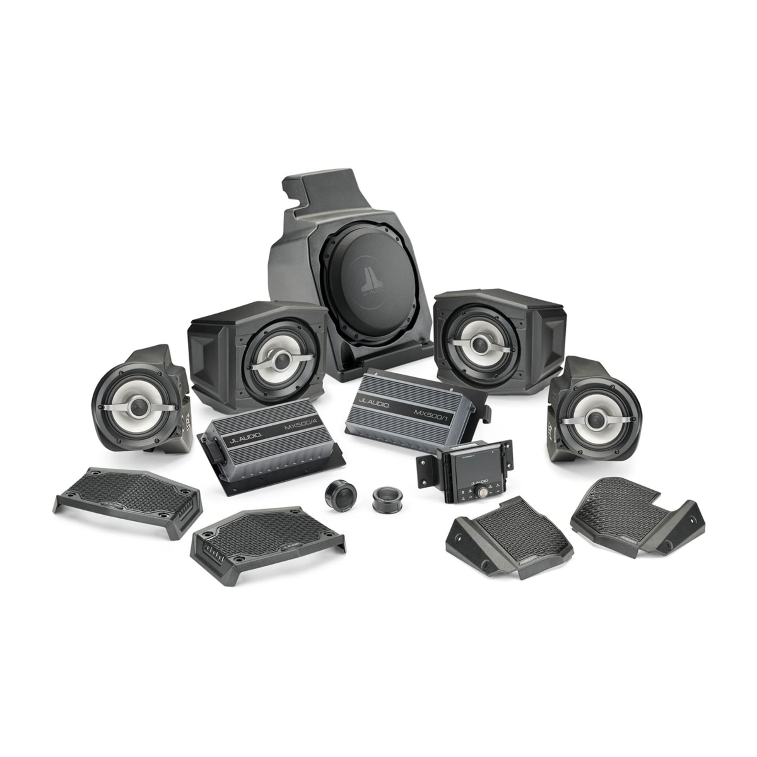Jl Audio Slampak Audio System For Polaris Rzr With Mm55 | Garmin
