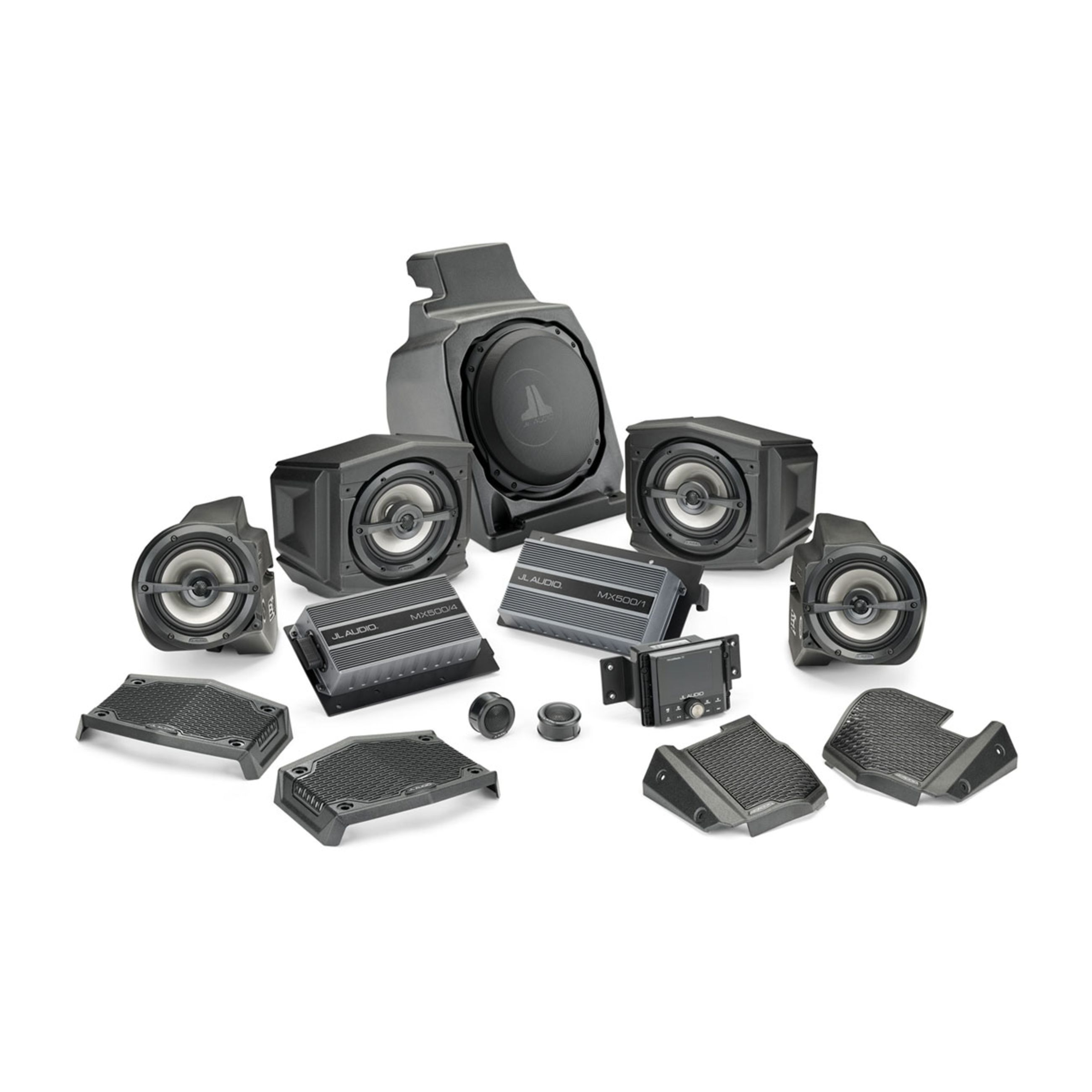 Jl Audio Slampak Audio System For Polaris Rzr With Mm55 | Garmin