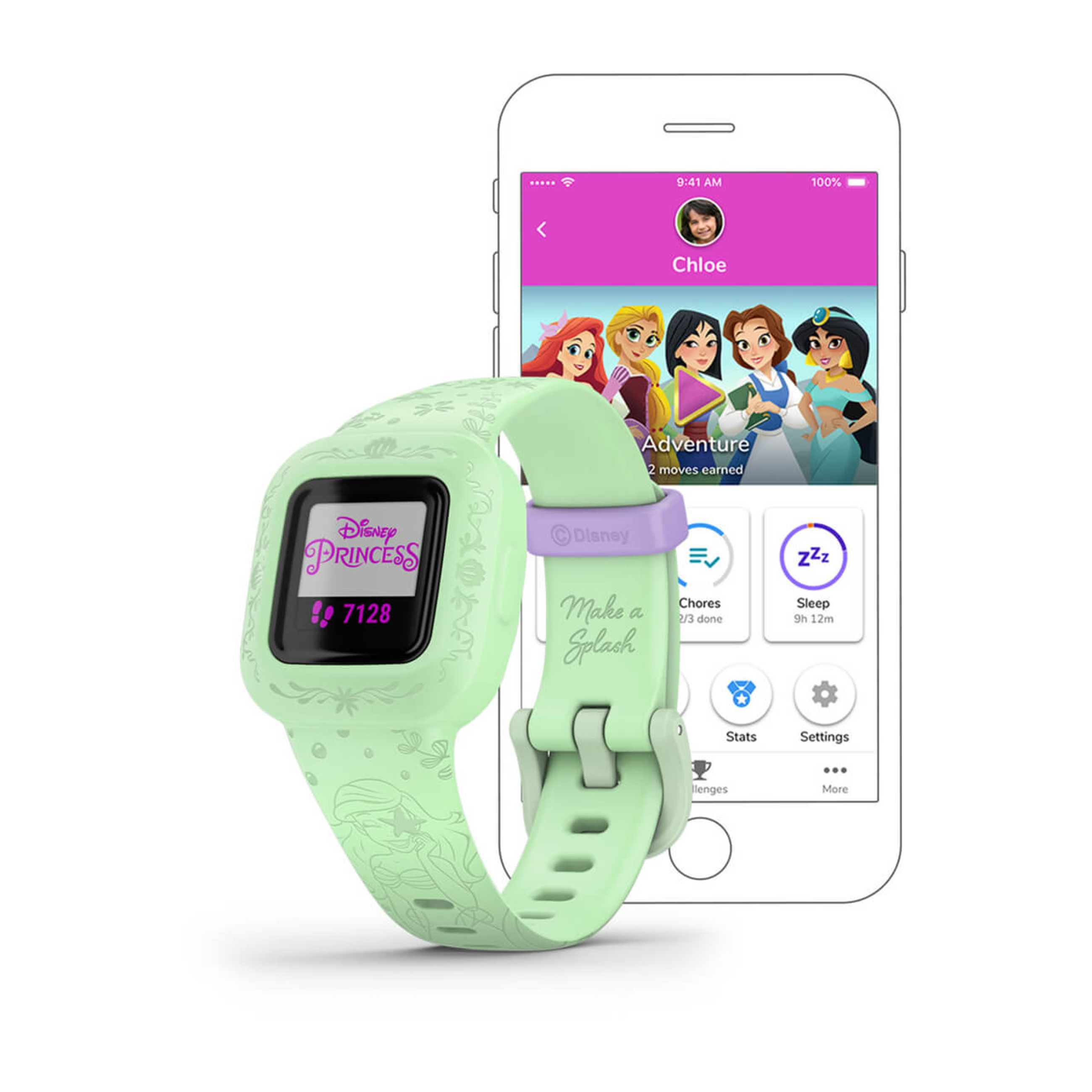 Garmin VíVofit Jr. 3 | Disney Princess Kids Fitness Tracker