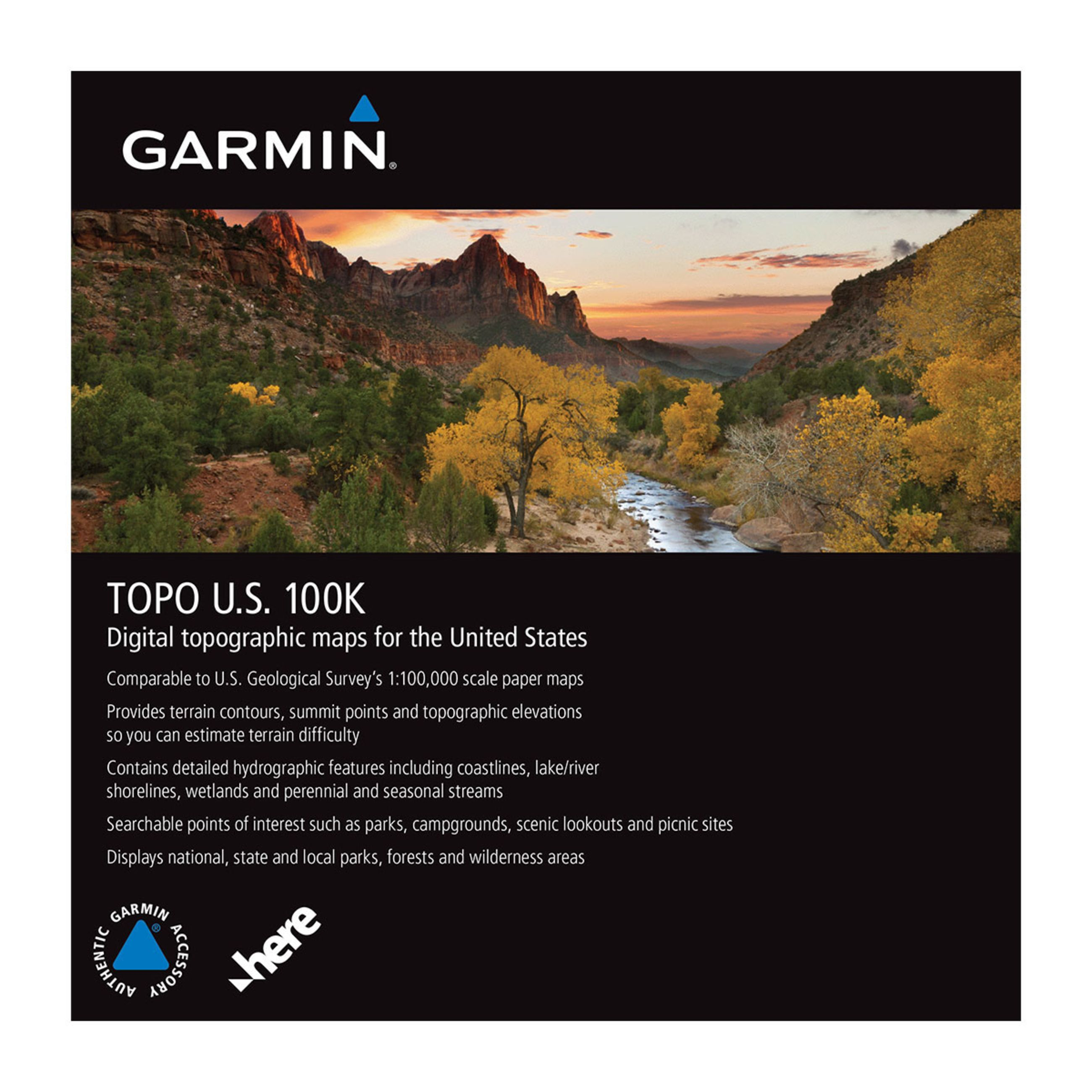 Garmin Topo Us 100K Map