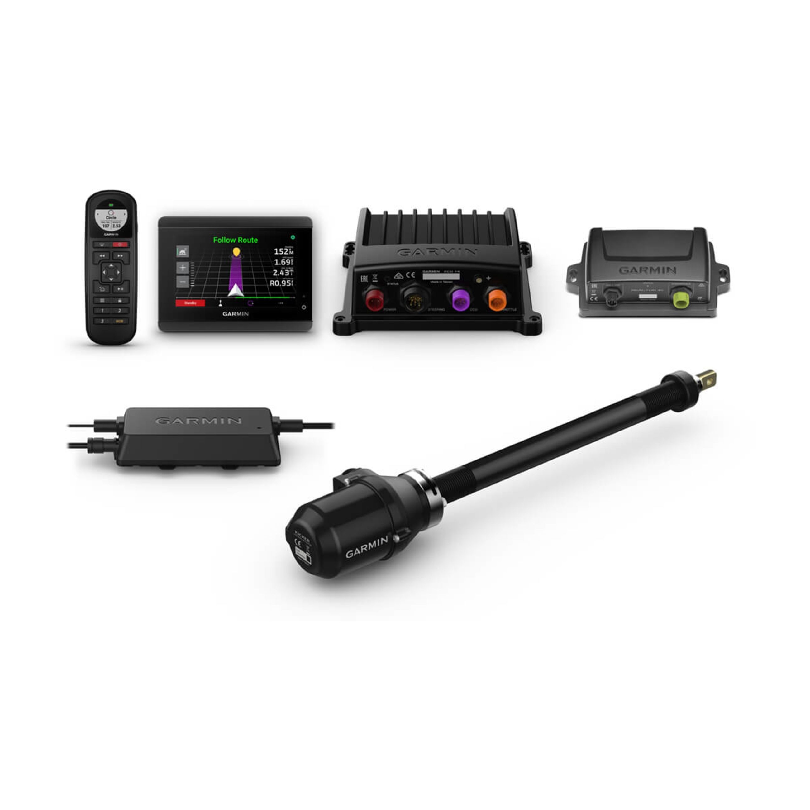 Garmin Reactor 40 Kicker Autopilot With Ghc 50 And Stainless Steel Tilt Tube