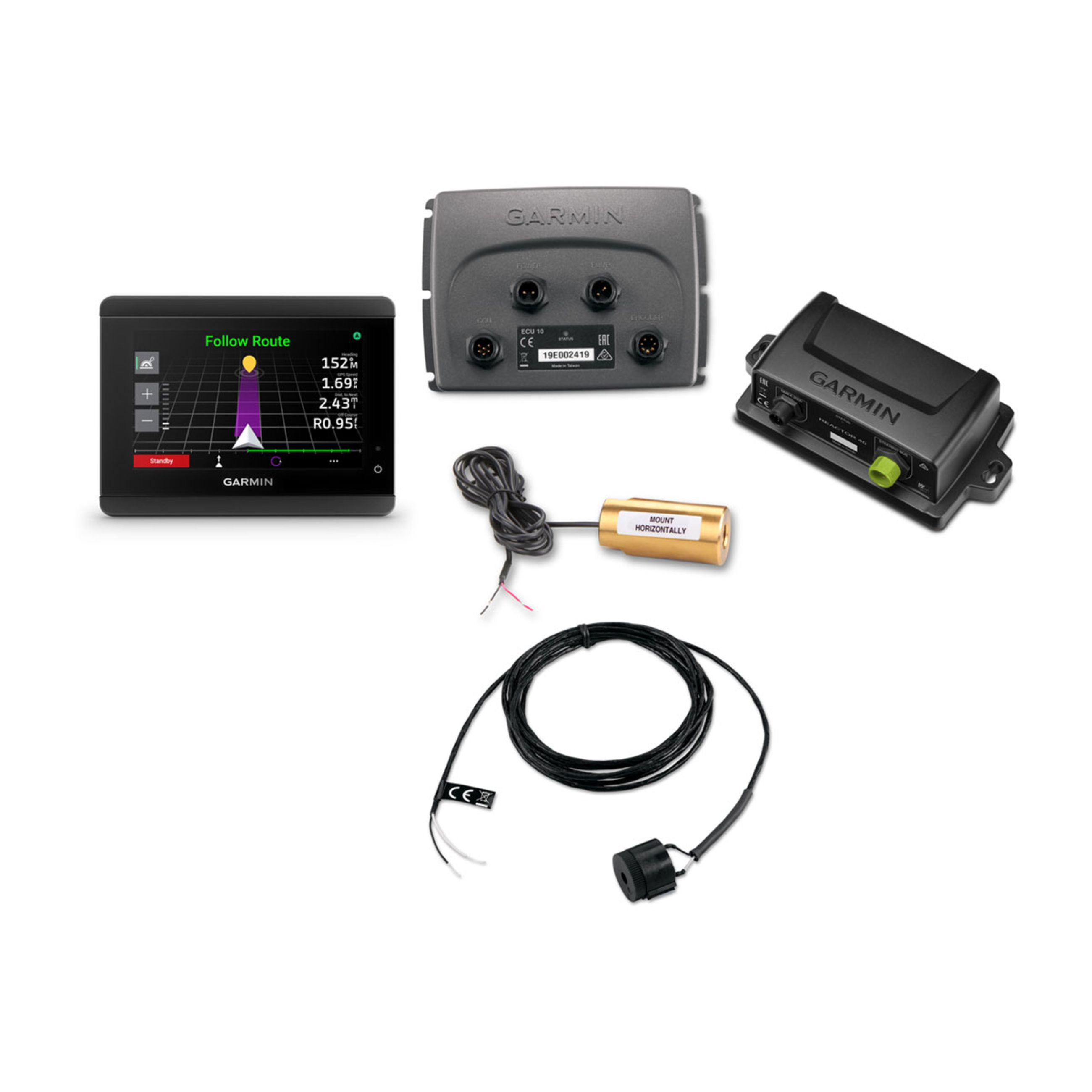 Garmin Reactor 40 Hydraulic Autopilot With Ghc 50 Autopilot Instrument