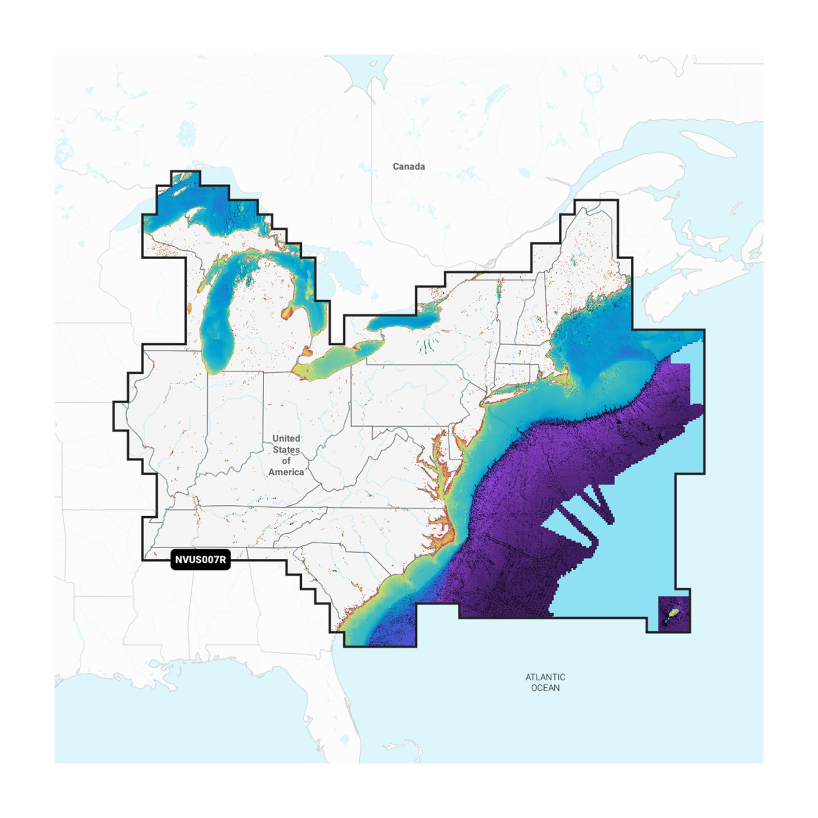 Garmin Navionics - U.S. East - Lakes, Rivers And Coastal Marine Charts