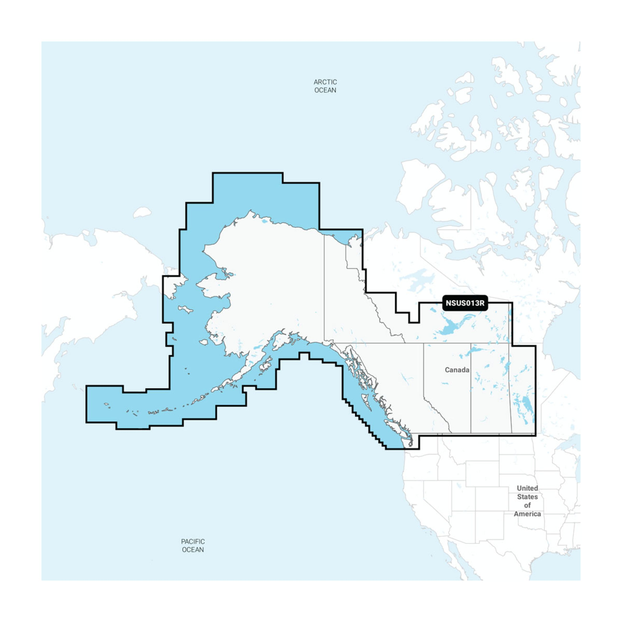 Garmin Navionics - Canada, West & Alaska - Lakes, Rivers And Coastal Marine Charts