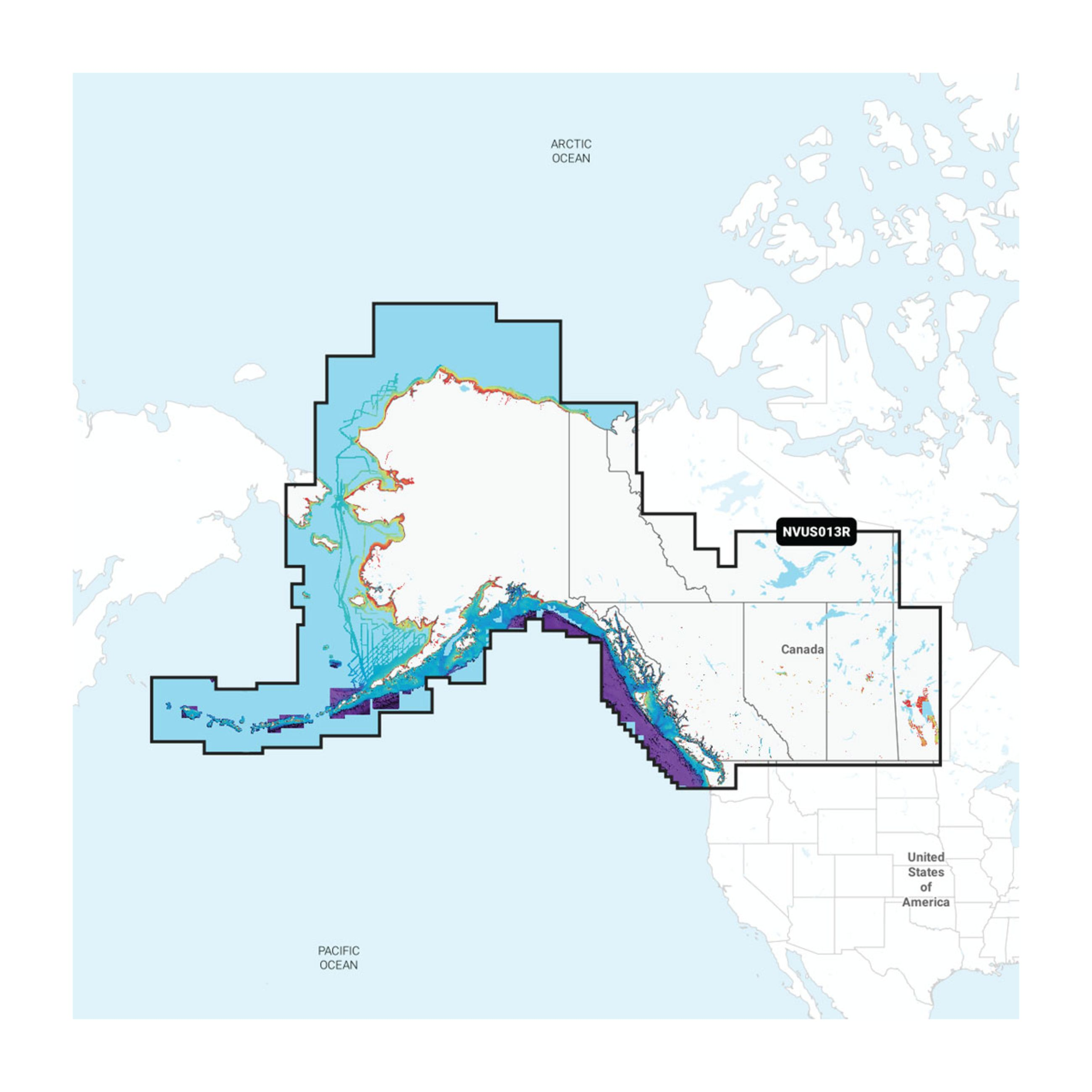 Garmin Navionics - Canada, West & Alaska - Lakes, Rivers And Coastal Marine Charts