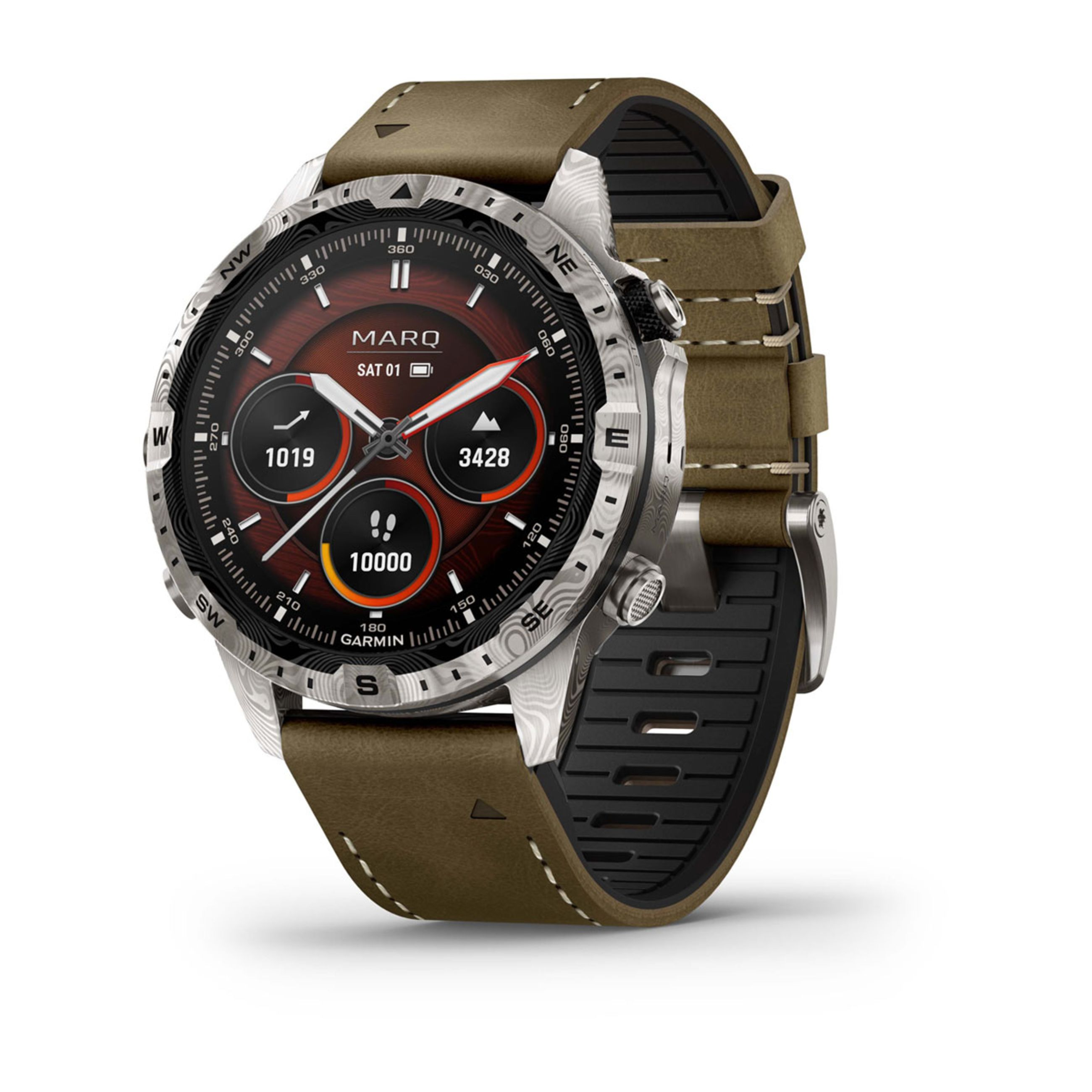 Garmin Marq Adventurer | Damascus Steel Smartwatch