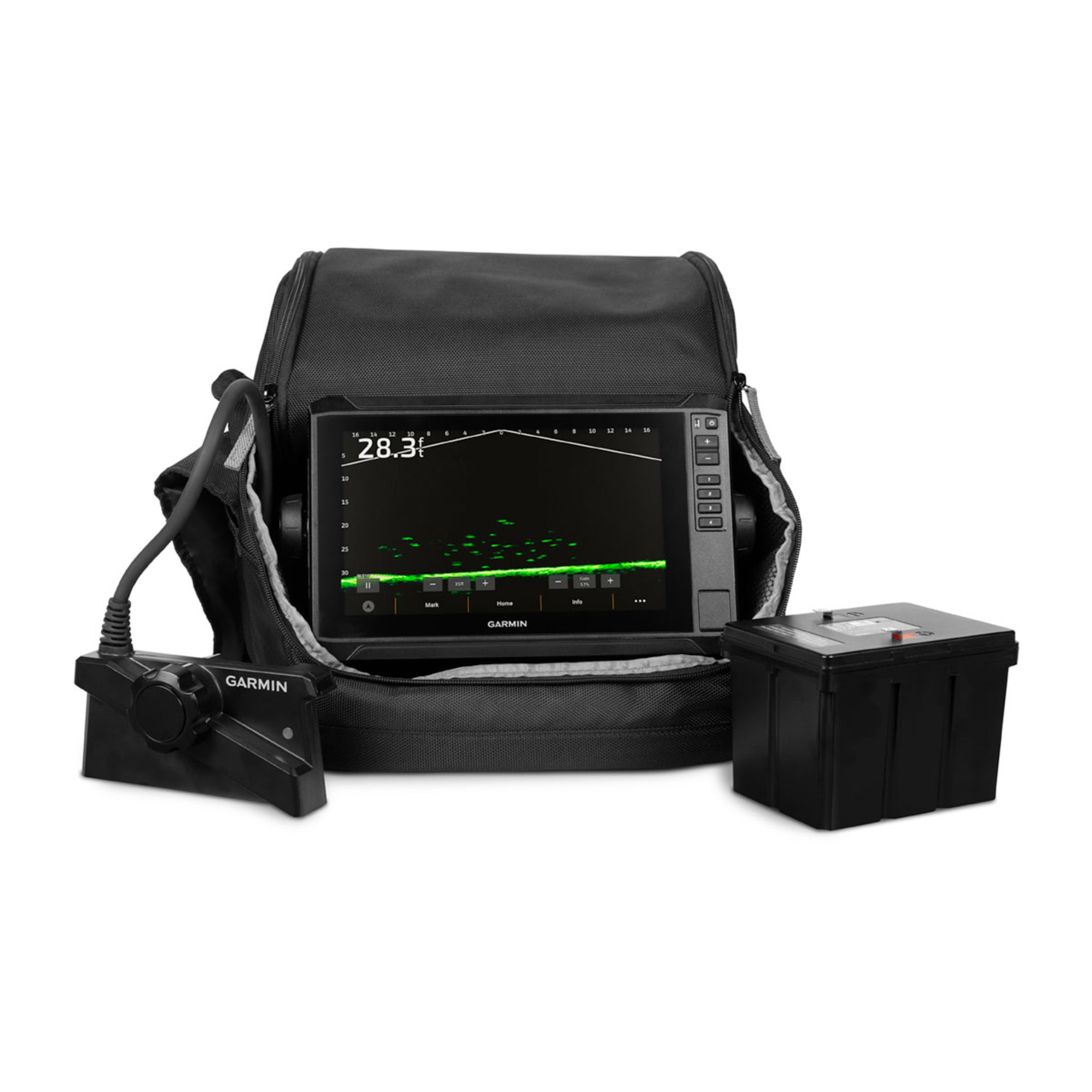 Garmin Livescope Plus Lithium-Ion Ice Fishing Bundle