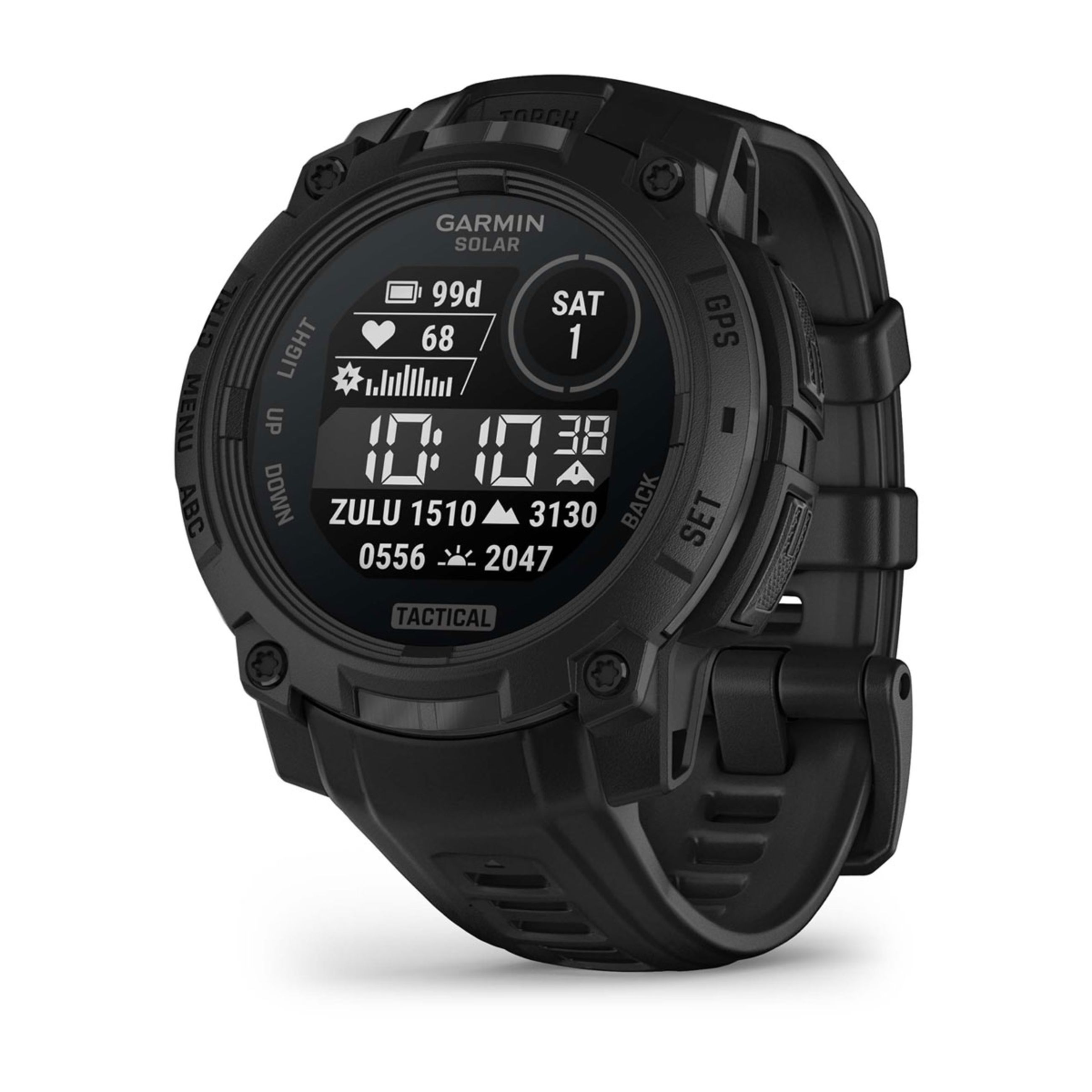 Garmin Instinct 3 Solar - Tactical | Rugged Smartwatch | 45 Mm