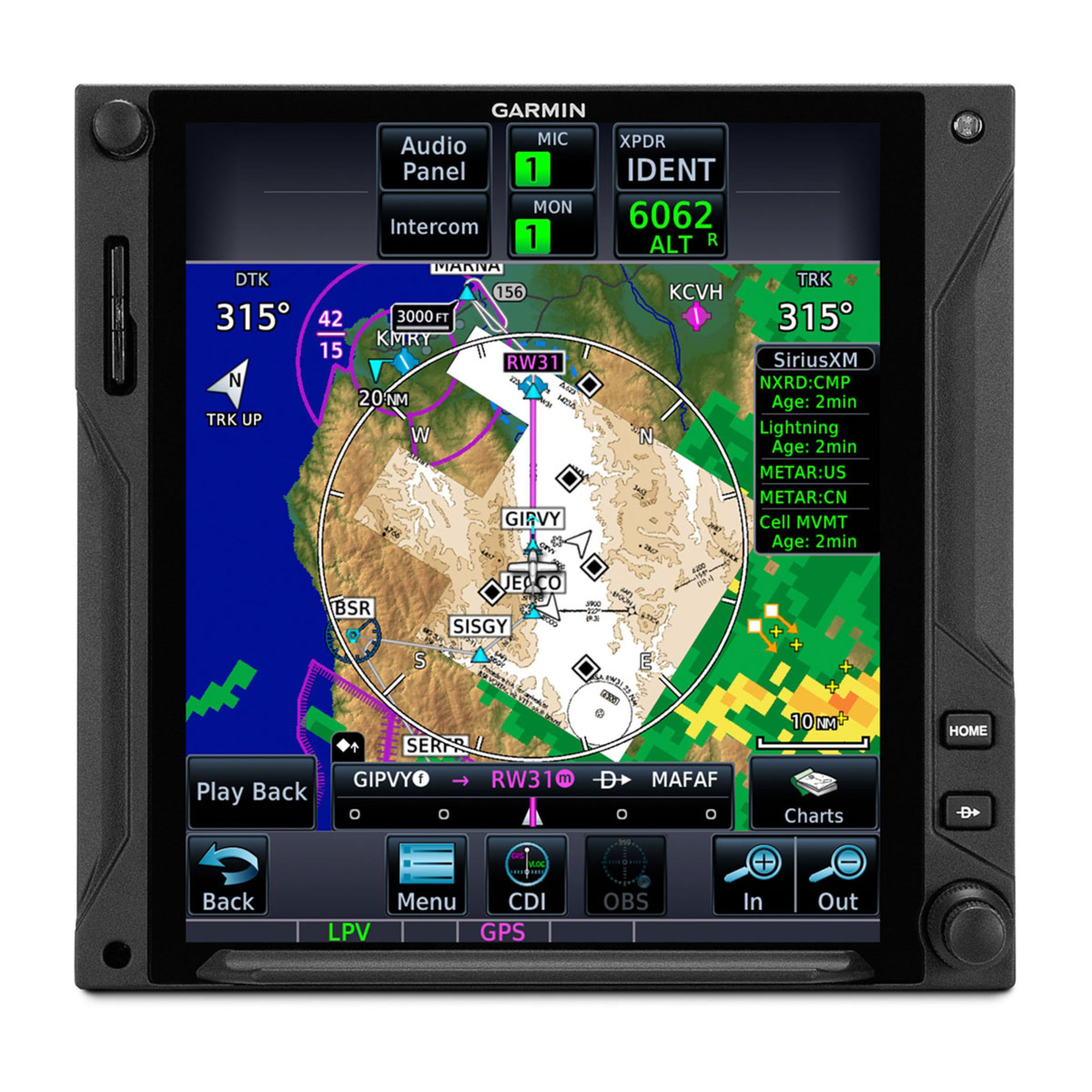 Garmin Gtn 725Xi | Touchscreen Flight Navigator