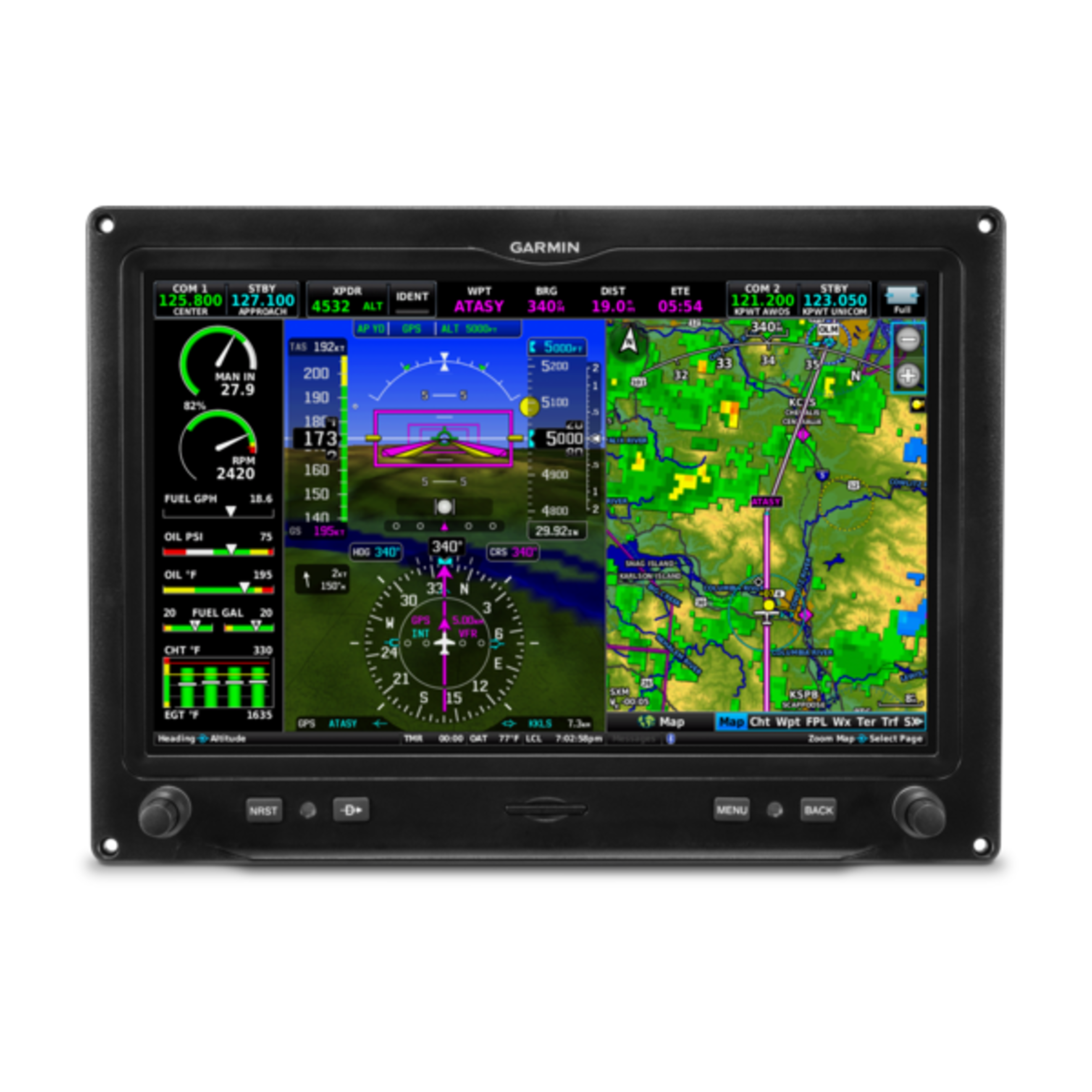 Garmin G3X Touch Flight Displays For Certificated Aircraft
