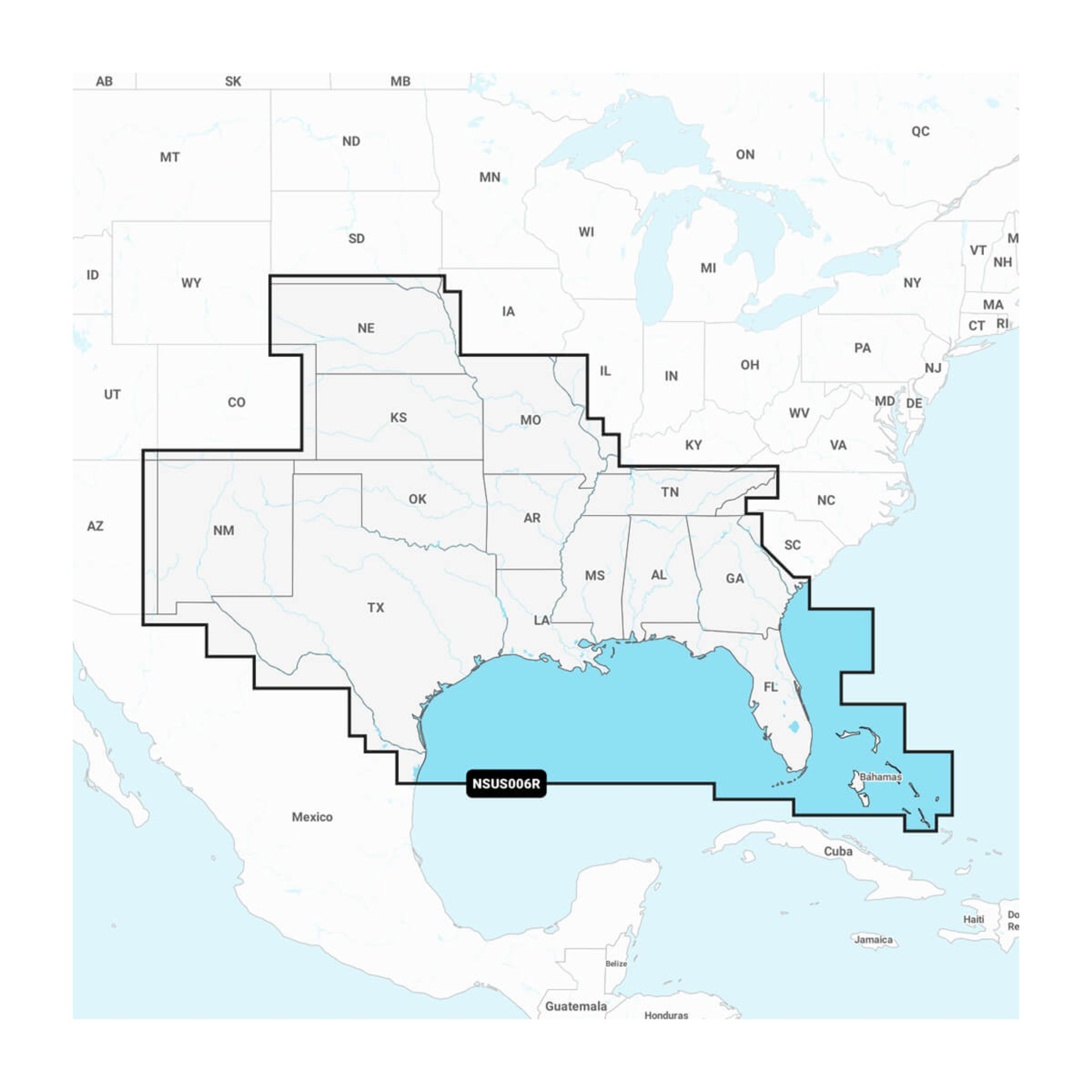 Garmin - Navionics Marine Charts | U.S. South - Lakes, Rivers And Coastal Marine Charts