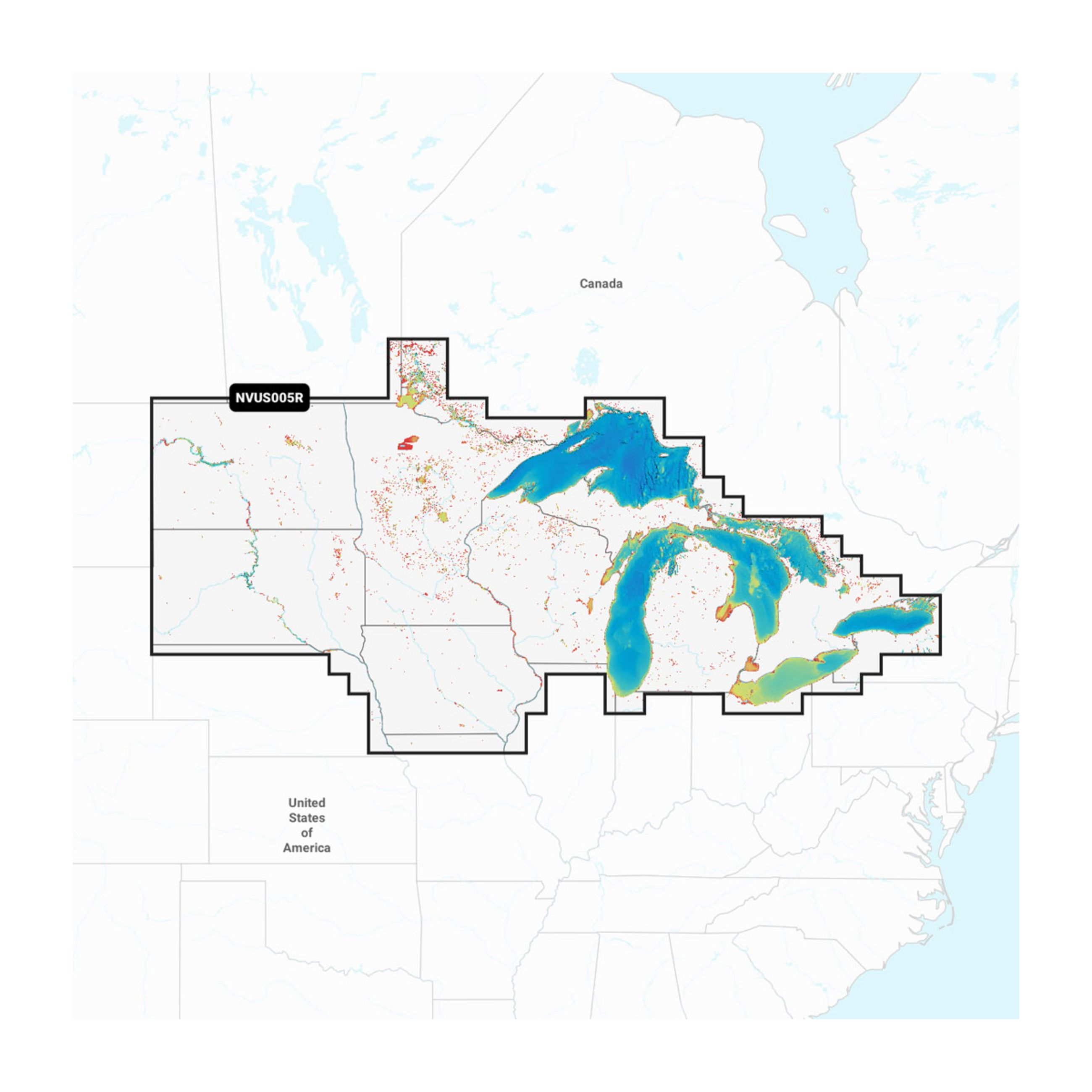 Garmin - Navionics Marine Charts | U.S. North & Great Lakes - Lakes, Rivers And Coastal