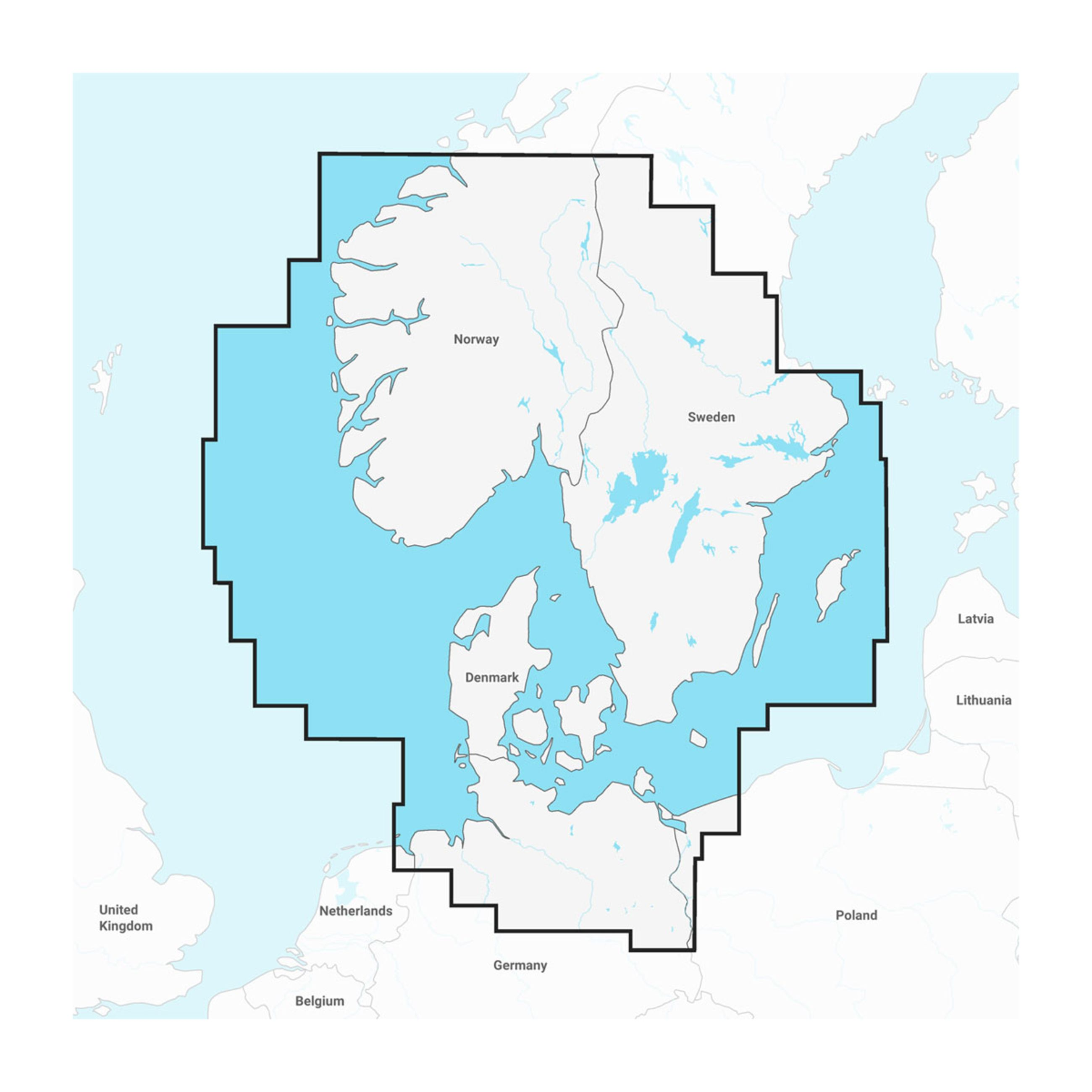 Navionics Boating App | Scandinavia, South & Germany, North - Marine Charts